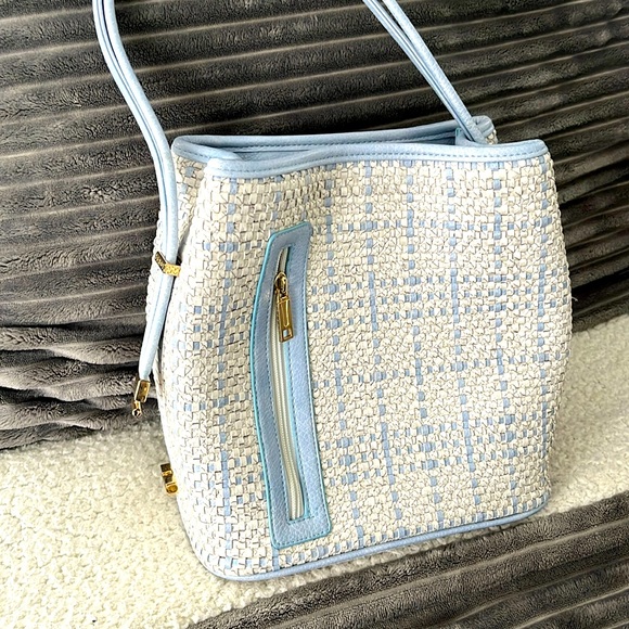 SAMOE Handbags - Samoe Square Top Handle Bag Mix Color Pocket's Size 10H X 10L Brown Smooth